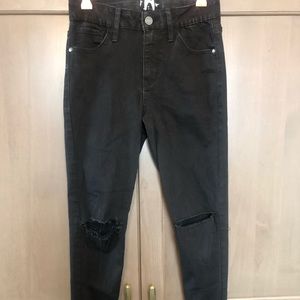 Art class Black ripped jeans